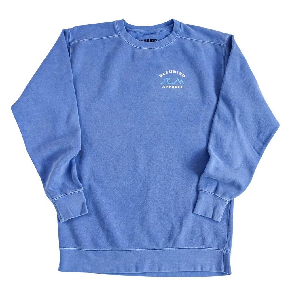 Bleubird Unisex Ocean Horizon Crew - Blue
