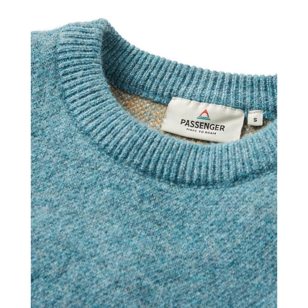Passenger Women's Vista Recycled Knitted Jumper - Light Blue