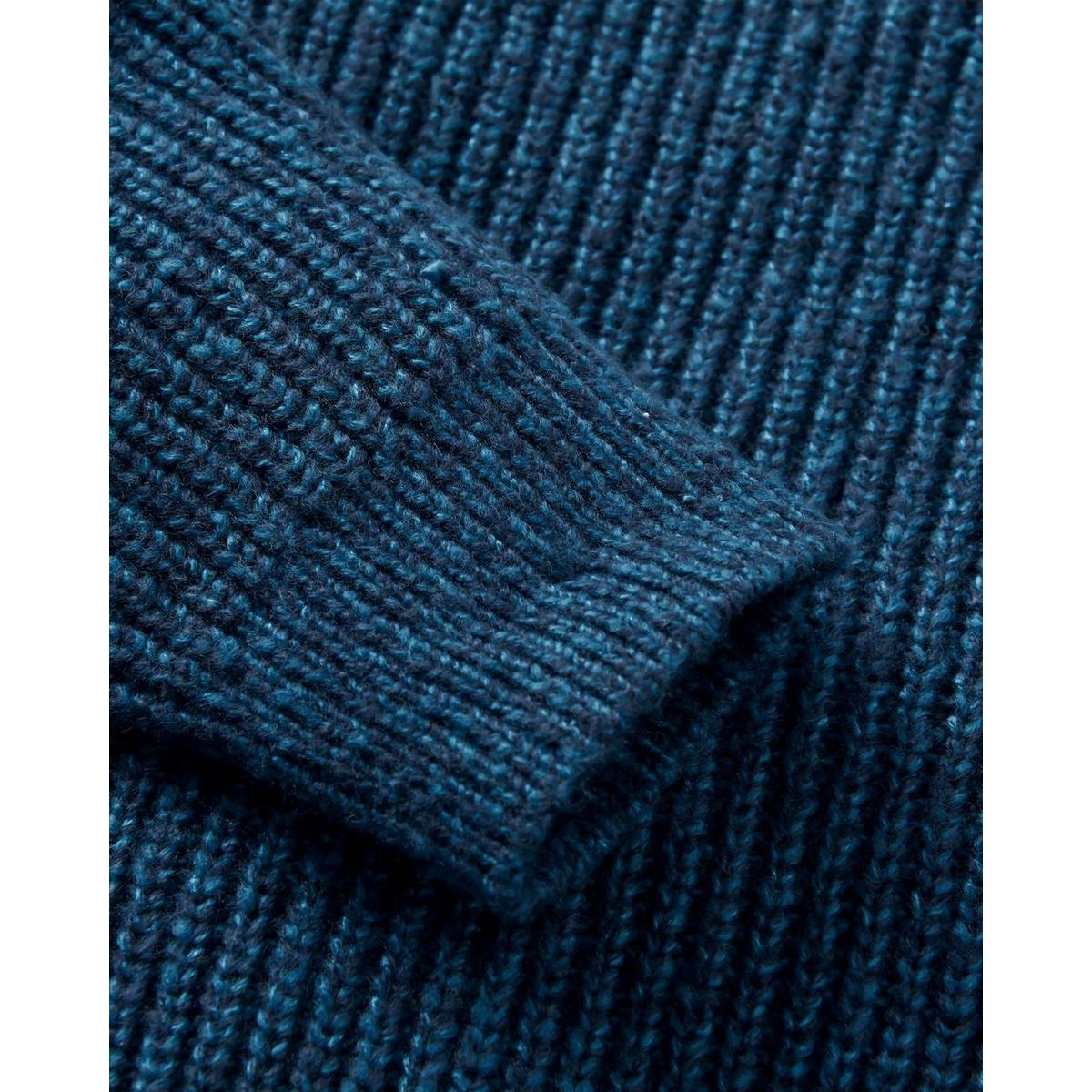 Passenger Men's Fog Recycled Knitted Jumper - Navy