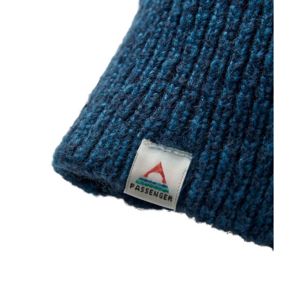 Passenger Men's Fog Recycled Knitted Jumper - Navy