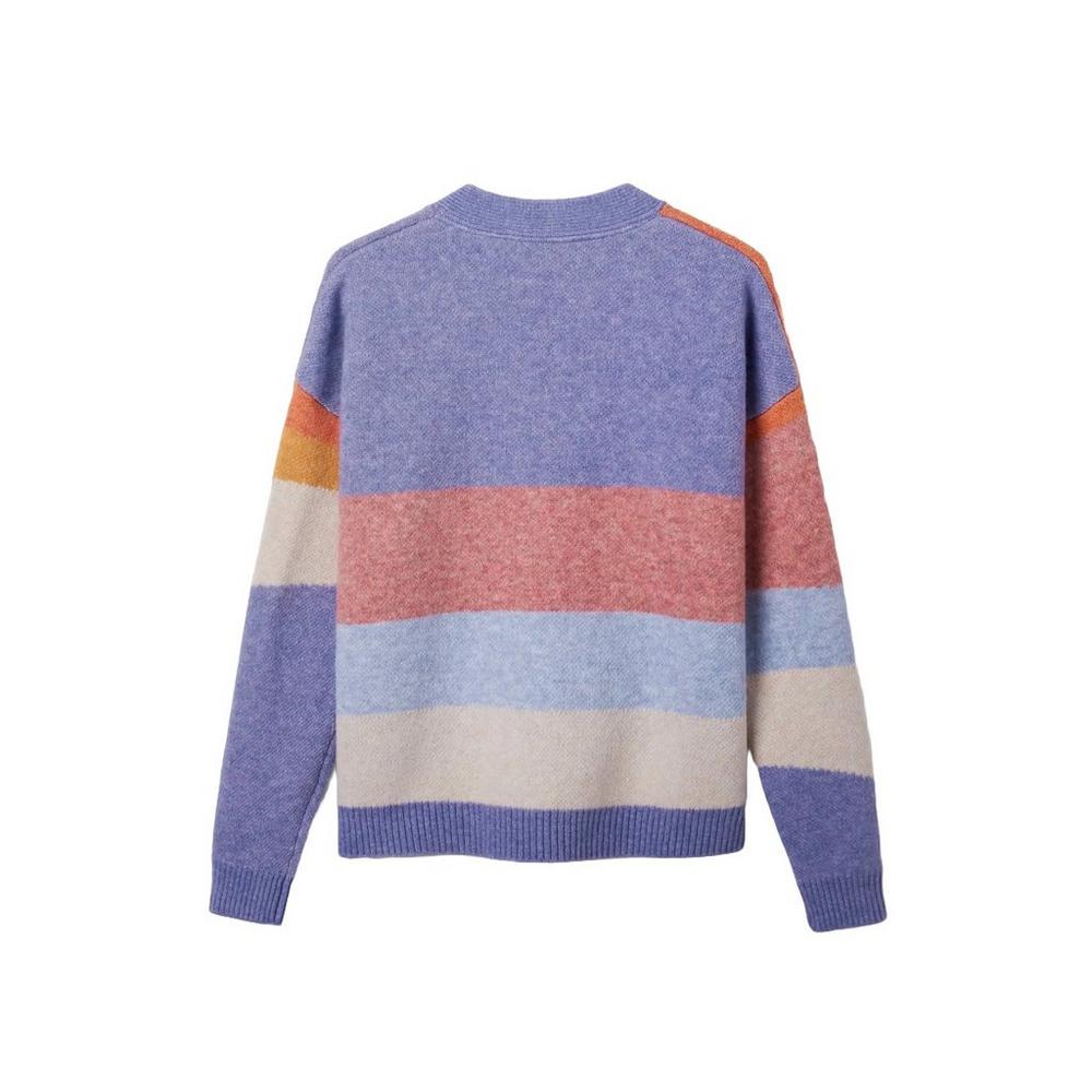 Passenger Women's Scenic Knitted Cardigan - Purple / Orange