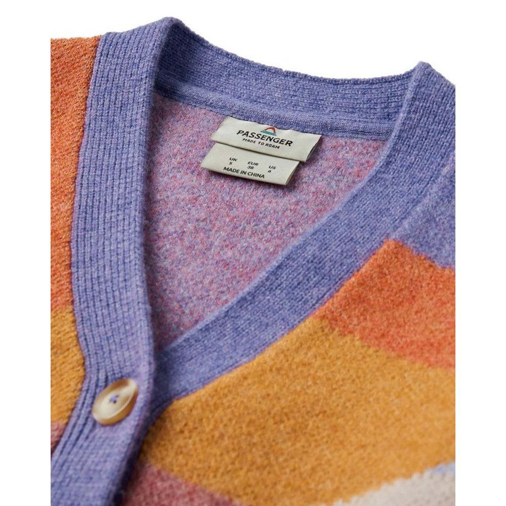 Passenger Women's Scenic Knitted Cardigan - Purple / Orange