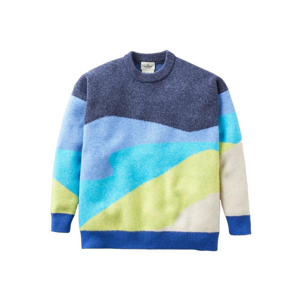 Passenger Women's Scenic Knitted Jumper - Blue