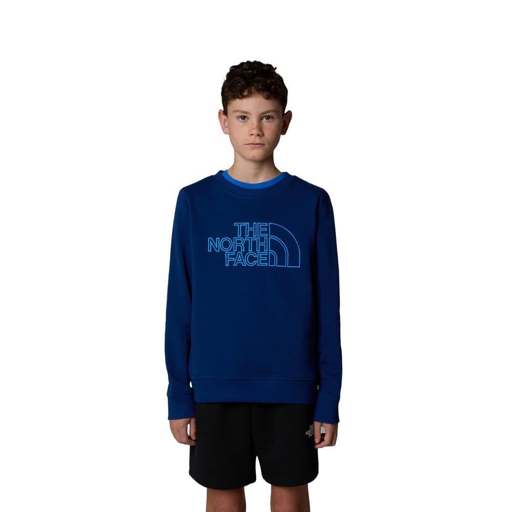 The North Face Kids' Drew Peak Light Crew Sweatshirt - Blue