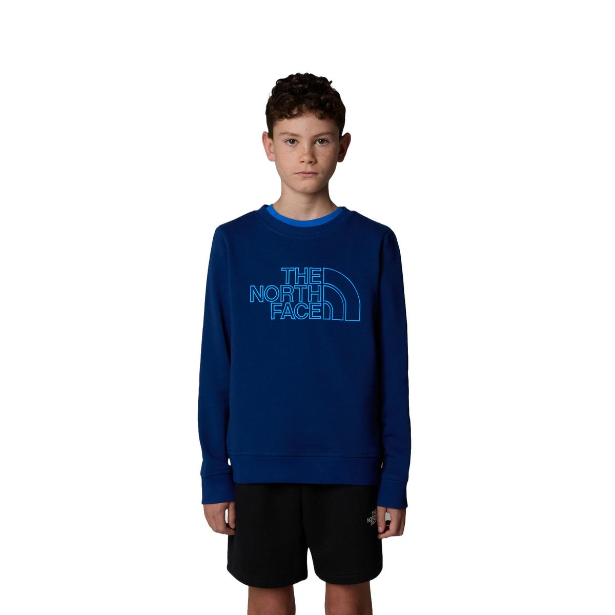 The North Face Kids' Drew Peak Light Crew Sweatshirt - Blue