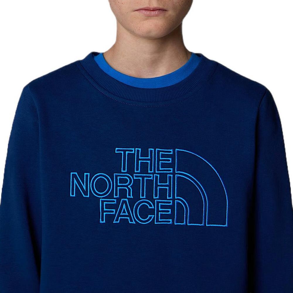 The North Face Kids' Drew Peak Light Crew Sweatshirt - Blue