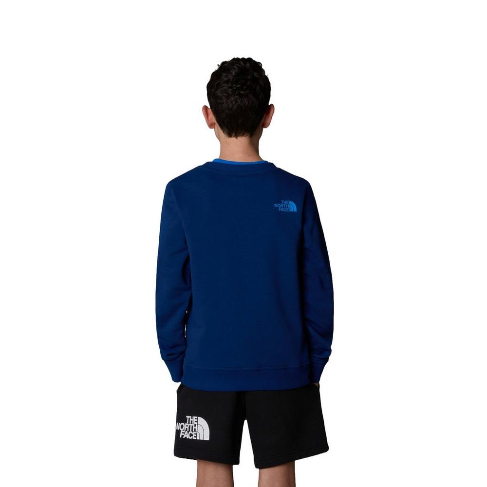 The North Face Kids' Drew Peak Light Crew Sweatshirt - Blue