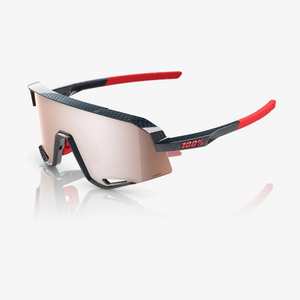 Slendale Sunglasses - Gloss Carbon Fibre - HiPER Crimson Silver Mirror Lens