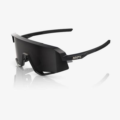 100% Slendale Sunglasses - Matte Black - Smoke Lens