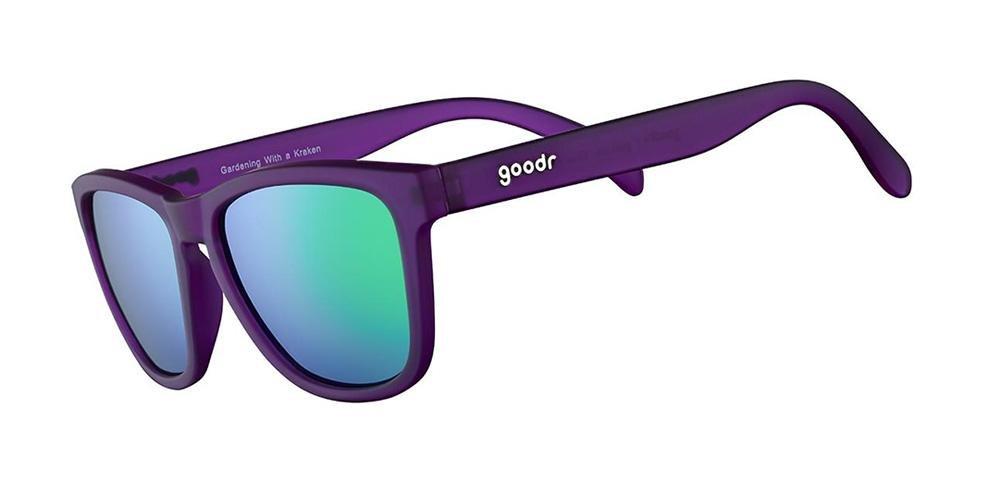 Goodr Kids Unisex Purple Gardening With A Kraken Sunglasses - Eyewear Small