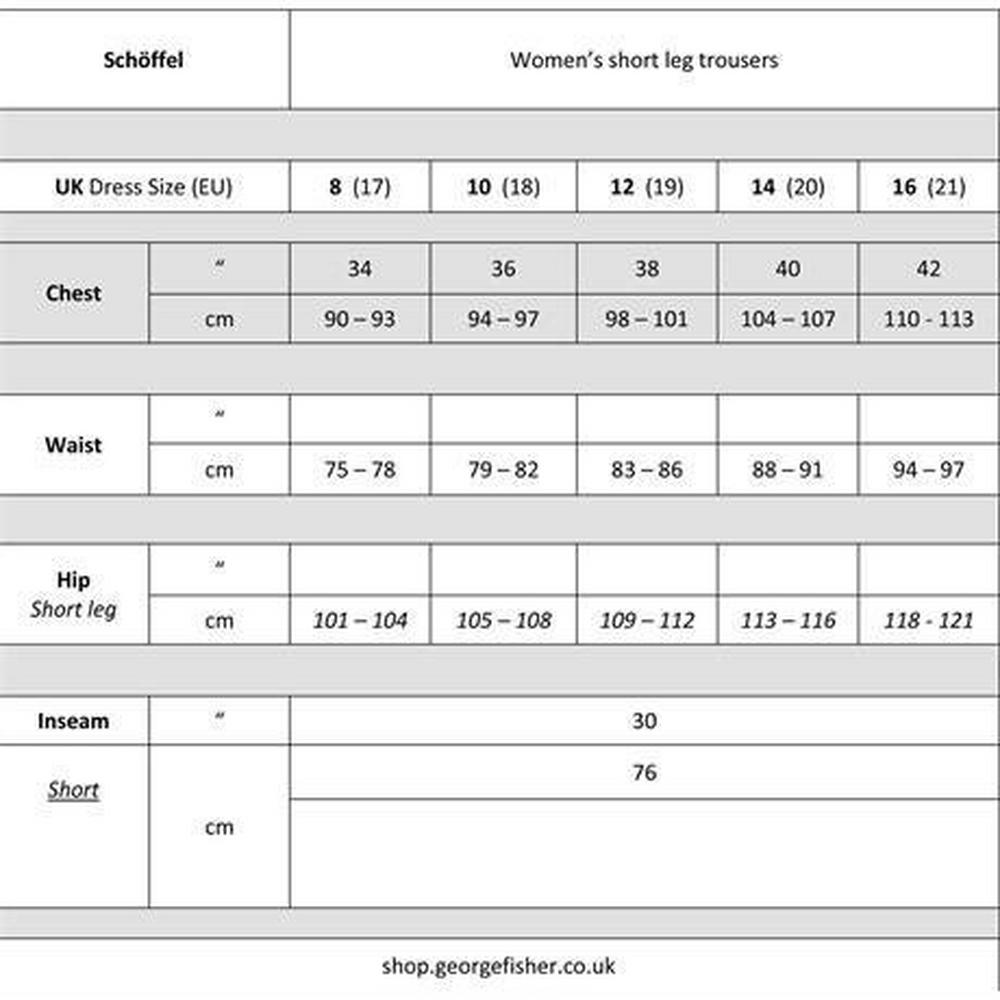 North face ski hot sale pants size chart