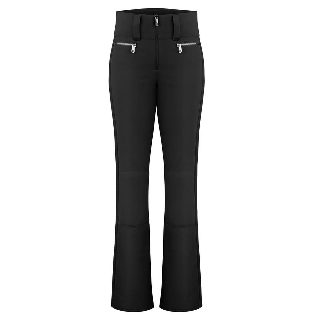 Poivre Blanc Women's Stretch Lux Ski Pants (Short) - Black