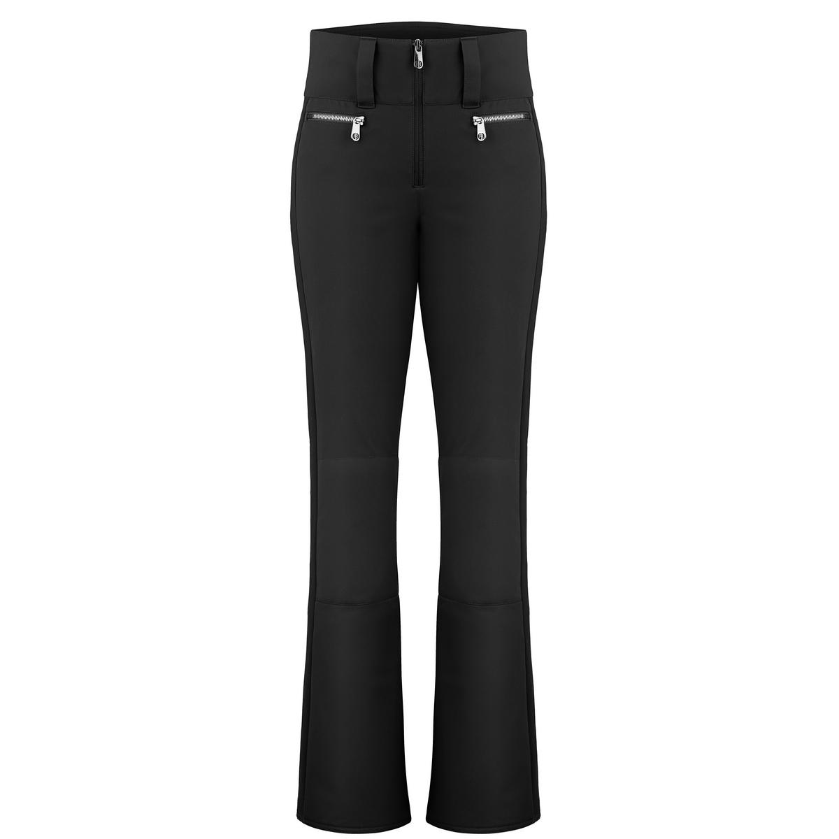 Poivre Blanc Women's Stretch Lux Ski Pants (Short) - Black