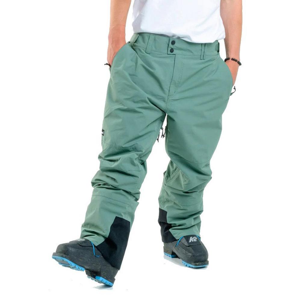 Planks easy rider ski trousers in sage green