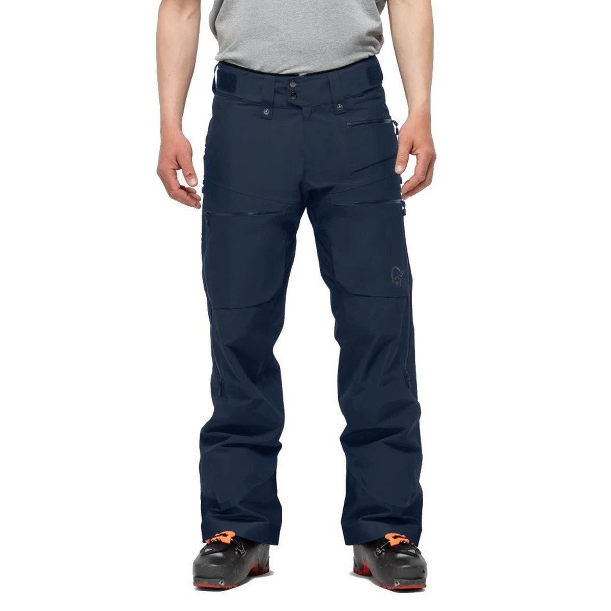 スキー Norrona lofoten Gore-Tex Pants Men's Norrona Mens Lofoten GORE-TEX Insulated Pant - Navy | George Fisher