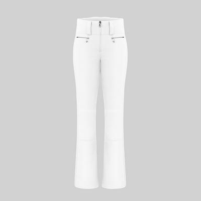 Poivre Blanc Women's Stretch Lux Ski Pants (Regular) - White