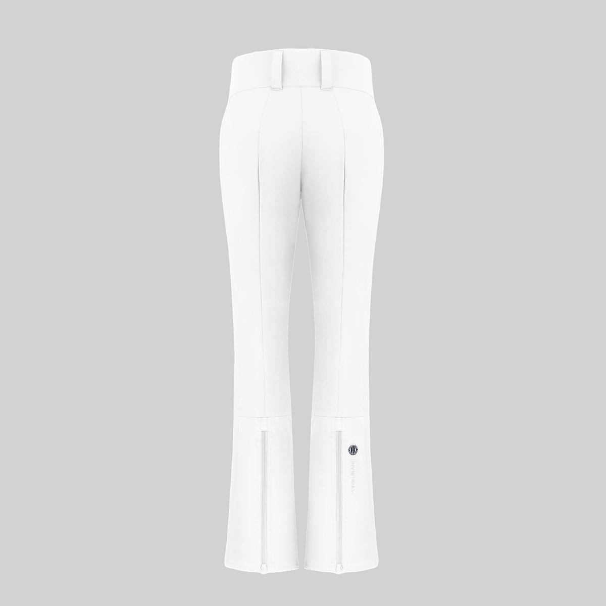 Poivre Blanc Women's Stretch Lux Ski Pants (Regular) - White
