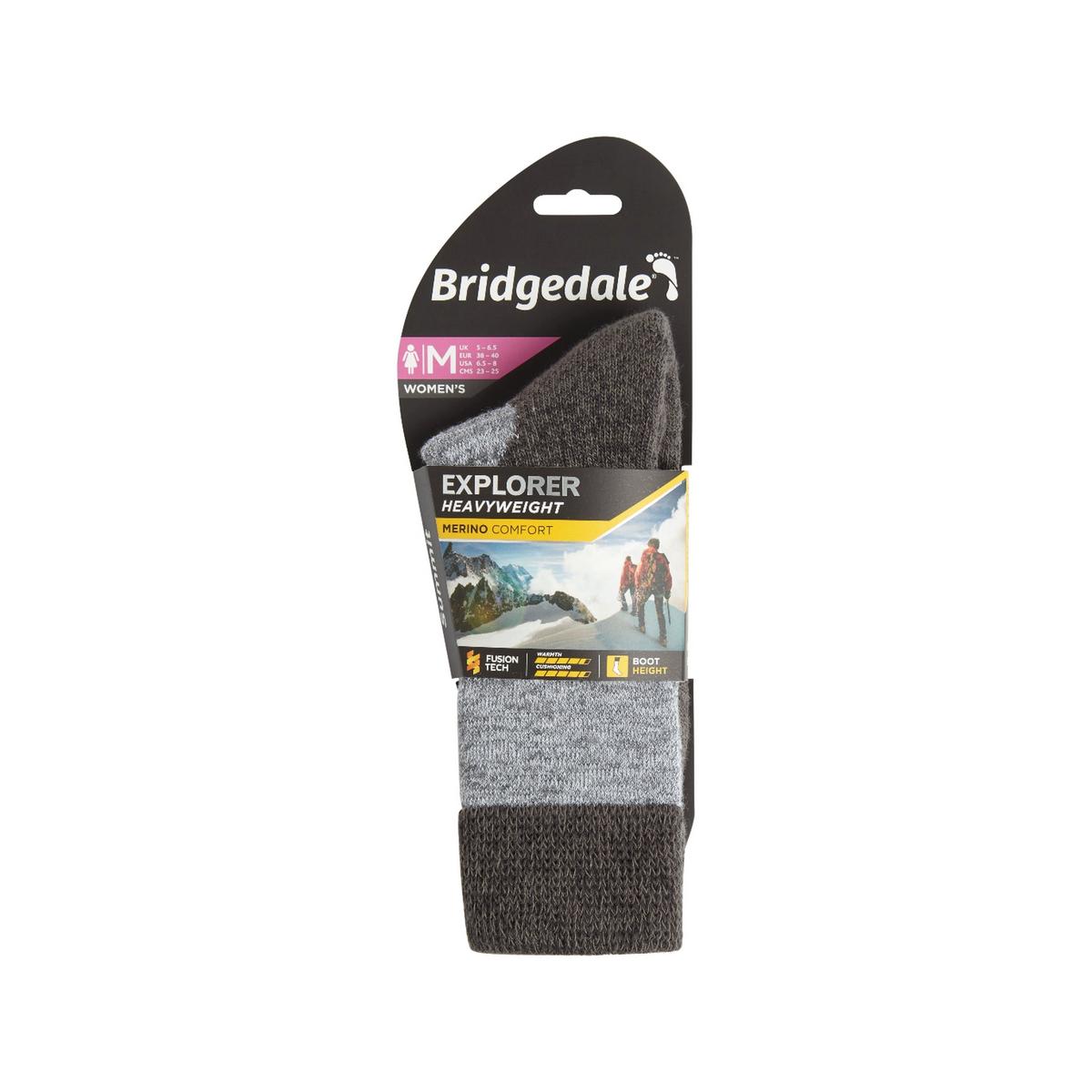 Bridgedale Women's Explorer Merino Comfort Socks - Purple