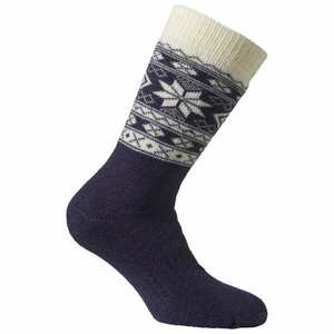 Unisex Winter Alpaca Socks - Blue