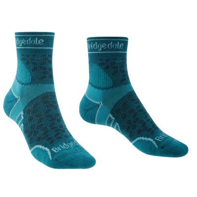 Bridgedale Women's Merino Sport Lightweight T2 Crew Sock - Blue