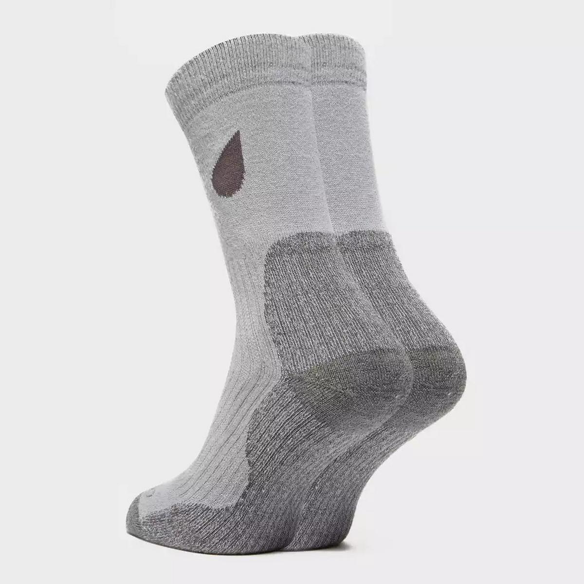 Peter Storm Men's Lightweight Outdoor Sock 2 Pack - Grey