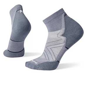 Men's Run Targeted Cushion Ankle Socks - Graphite