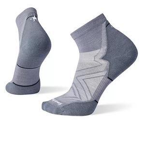  Men's Run Targeted Cushion Ankle Socks - Graphite