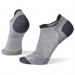  Men's Run Zero Cushion Low Socks - Light Grey