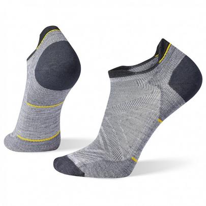 Smartwool Men's Run Zero Cushion Low Socks - Light Grey