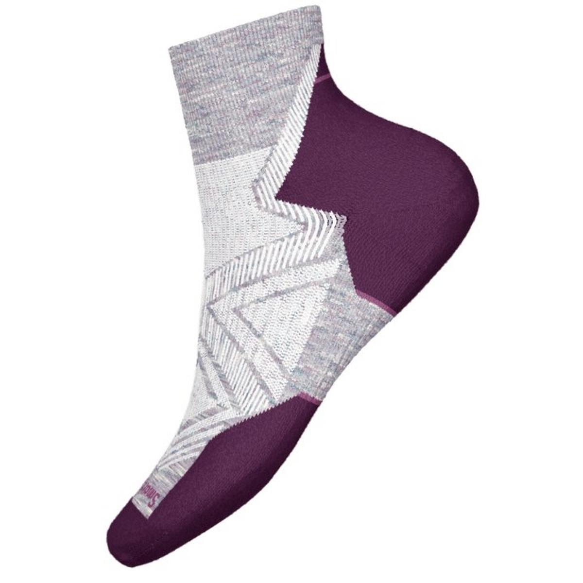 Smartwool Women's Run Targeted Cushion Ankle Socks - Purple Eclipse