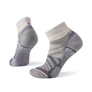 Women's Hike Light Cushion Pattern Ankle Socks - Ash