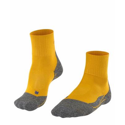 Falke Men's TK2 Short Cool Trekking Socks - Mustard