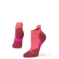  Women's Cross Over Tab Socks - Pink