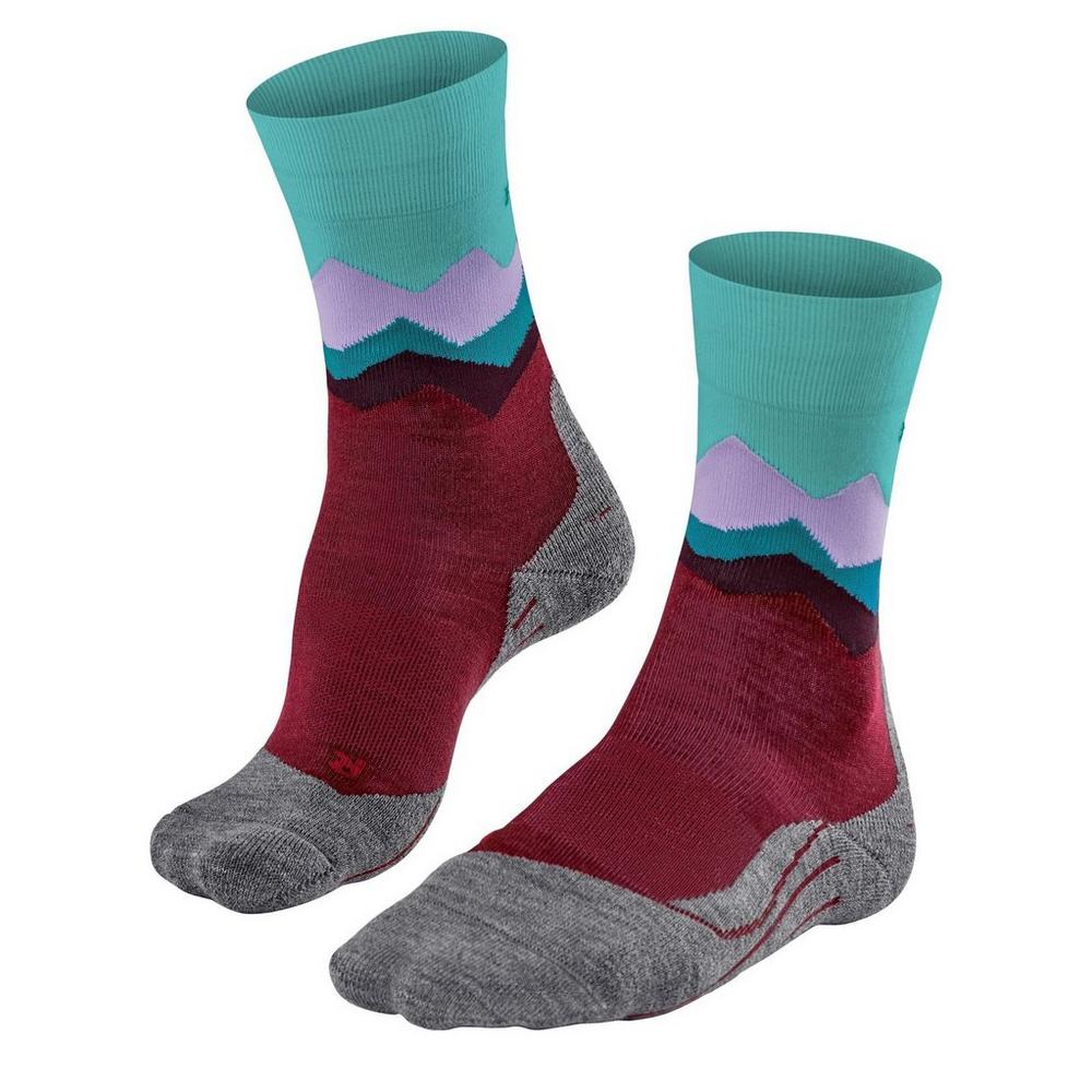 Falke Women's TK2 Explore Crest Socks - Cranberry