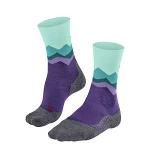 Women's TK2 Explore Crest Trekking Socks - Purple