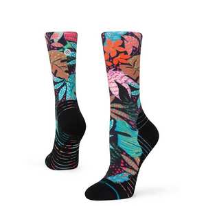 Women's Trippy Trop Crew Socks - Multi