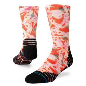 Women's Encyclia Crew Socks - Red