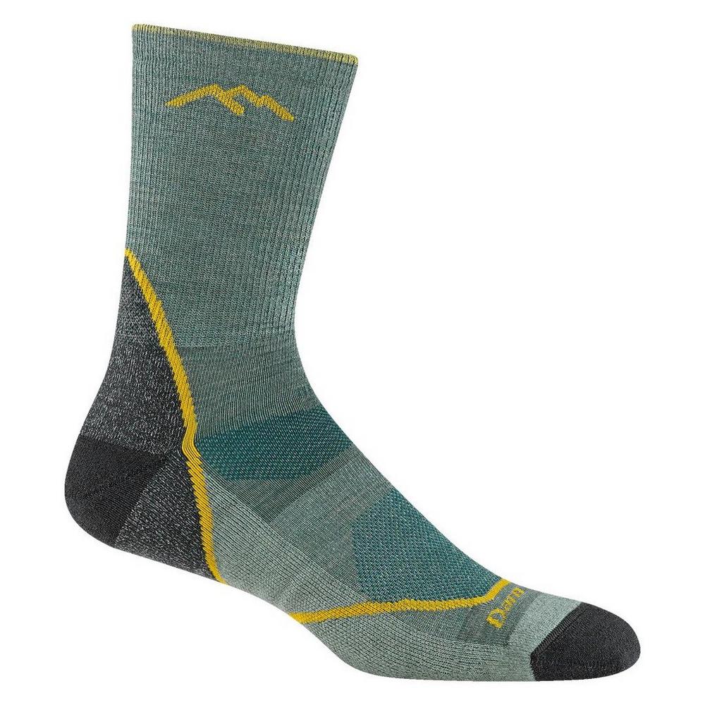 Darn Tough Men's Light Hiker Micro Crew Hiking Socks - Seafoam