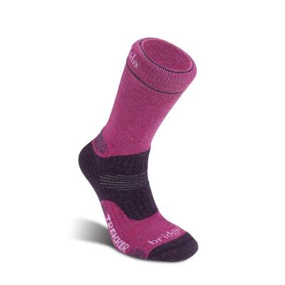 Bridgedale Women's Merino Performance Hiking Socks - Berry