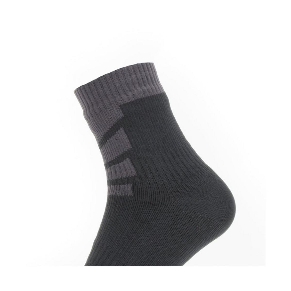 Sealskinz Waterproof Warm Weather Ankle Sock - Black