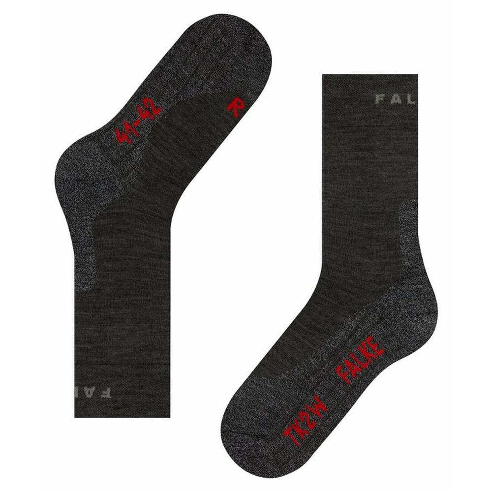 Falke Women's TK2 Sensitive Trekking Socks - Asphalt