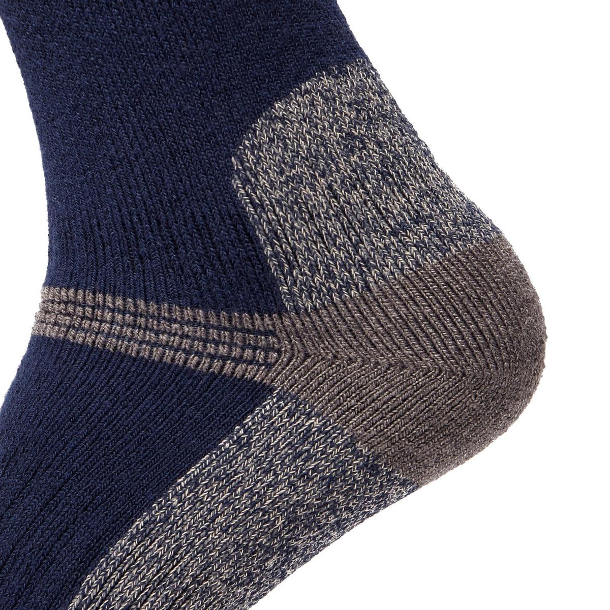 Peter Storm Men's Midweight Outdoor Socks 2 Pack - Navy