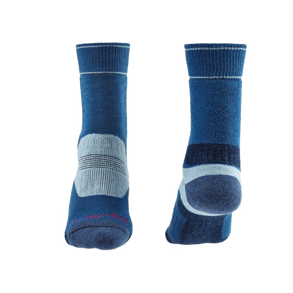Bridgedale Women's Midweight Merino Performance Socks - Blue