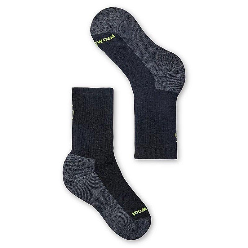 Kids Hike Full Cushion Crew Socks - Black