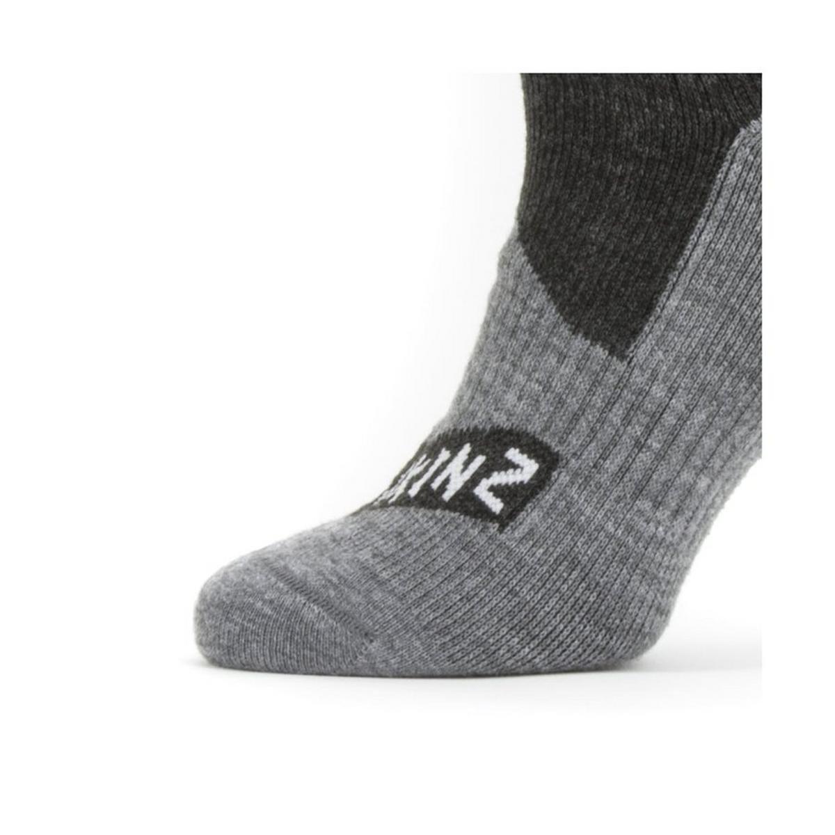 Sealskinz Unisex Raynham Socks - Black/Grey