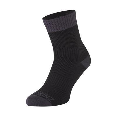 Sealskinz Unisex Wretham Sock - Black/Grey