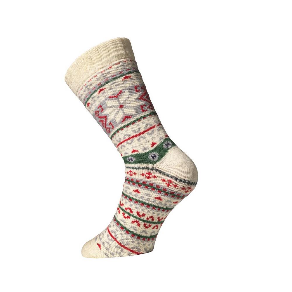 Alpaca Socks & Co Unisex Winter Alpaca Star Socks - Multi