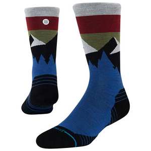 Unisex Light Wool Crew Socks - Blue