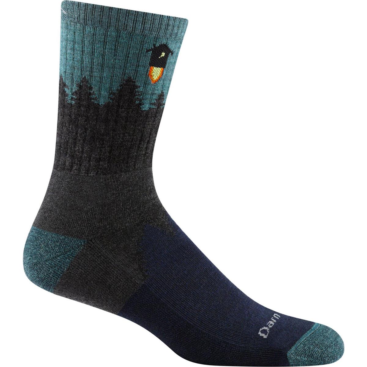 Darn Tough Men's Number 2 Micro Crew Hiking Socks - Grey
