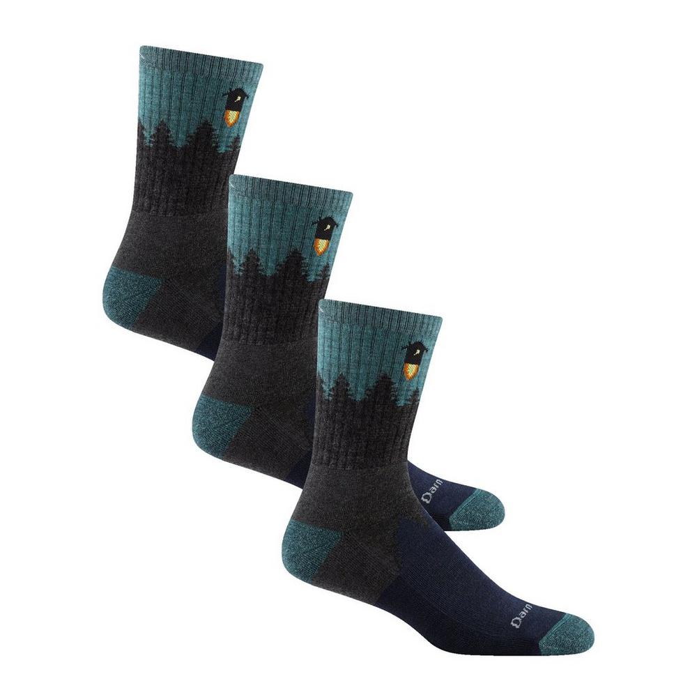 Darn Tough Men's Number 2 Micro Crew Hiking Socks - Grey